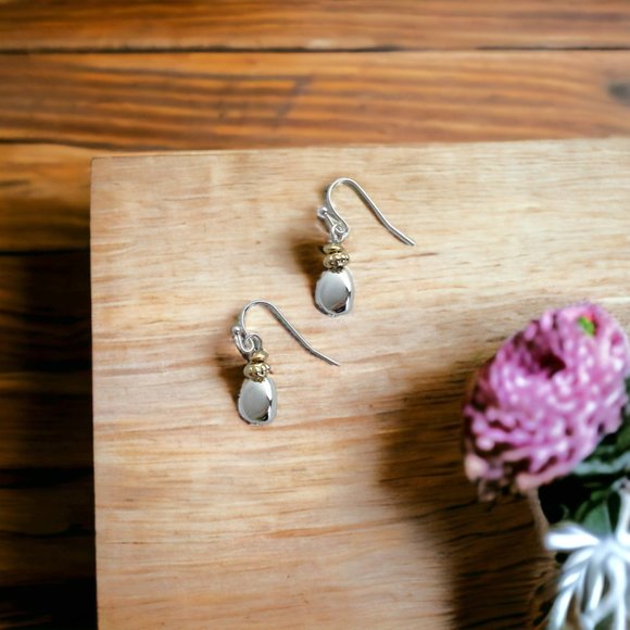 Necklace and Earring Set, Antique Silver, Gold, Copper Tones 24"-26" - Picture 8 of 10